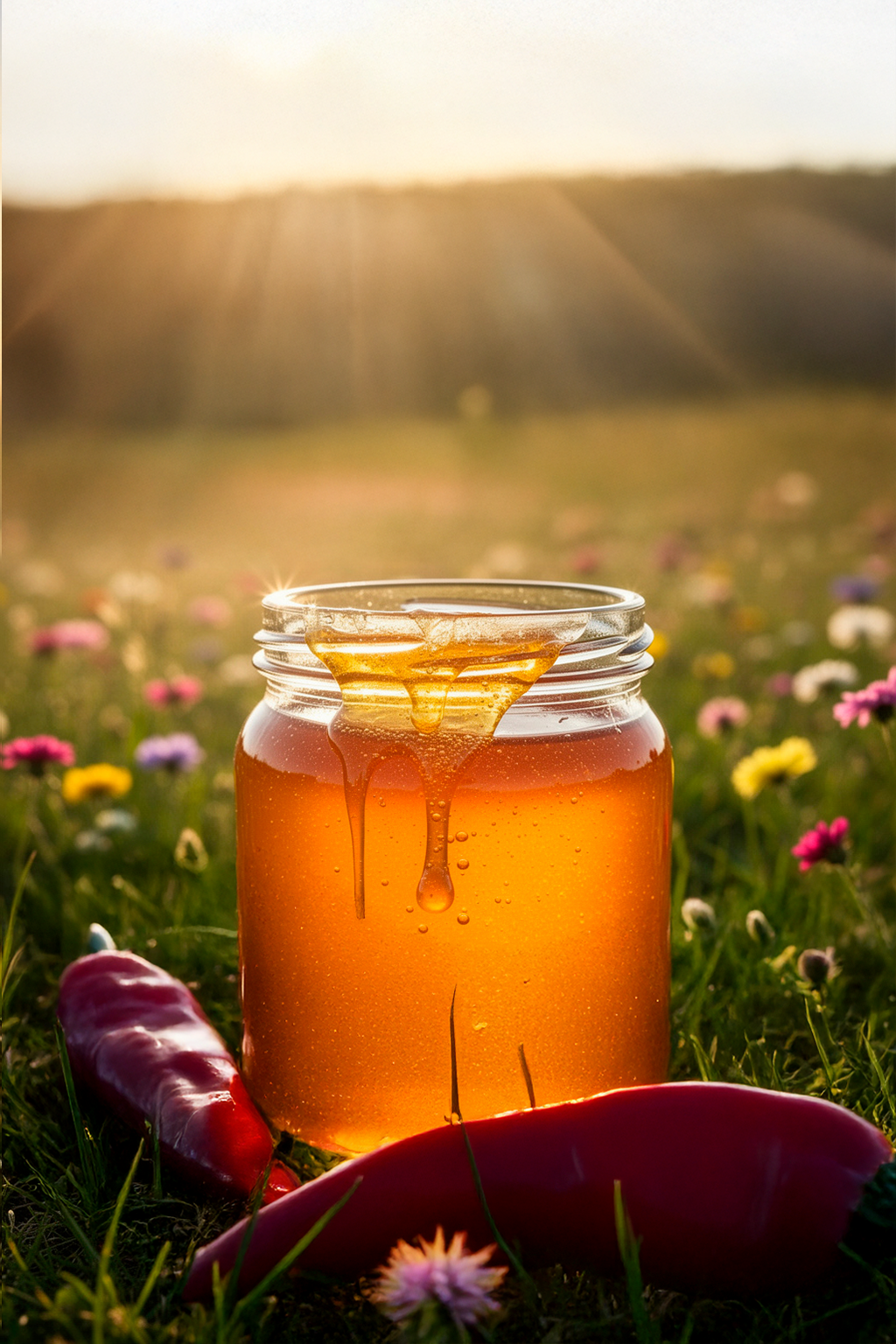 Pote mel com pimenta