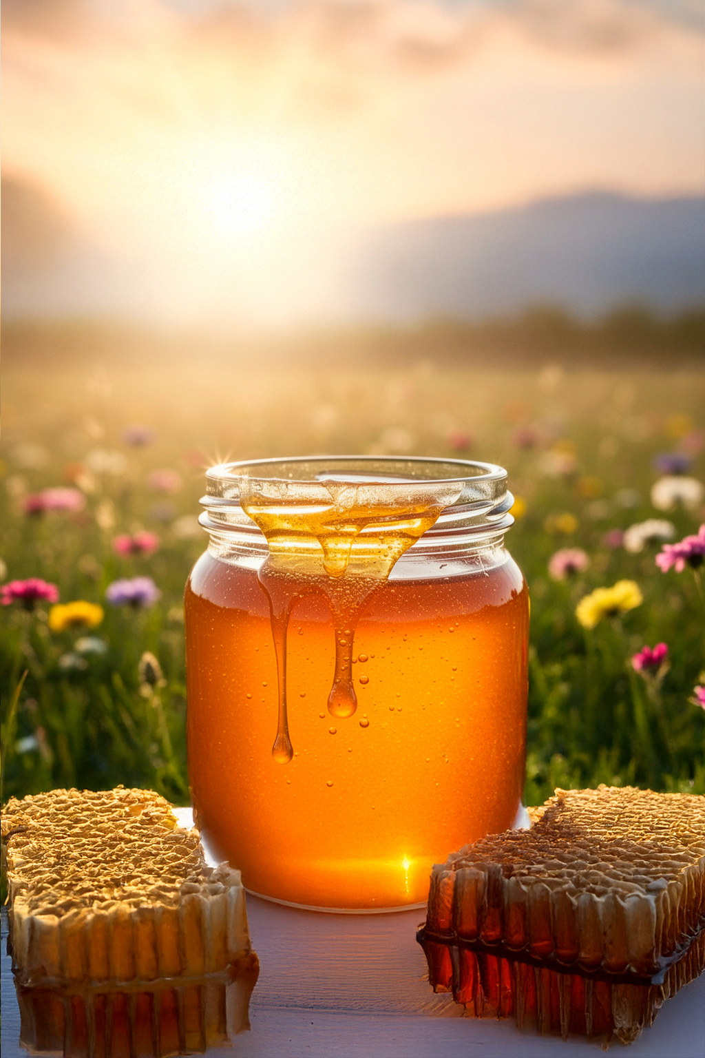 Pote mel com própolis